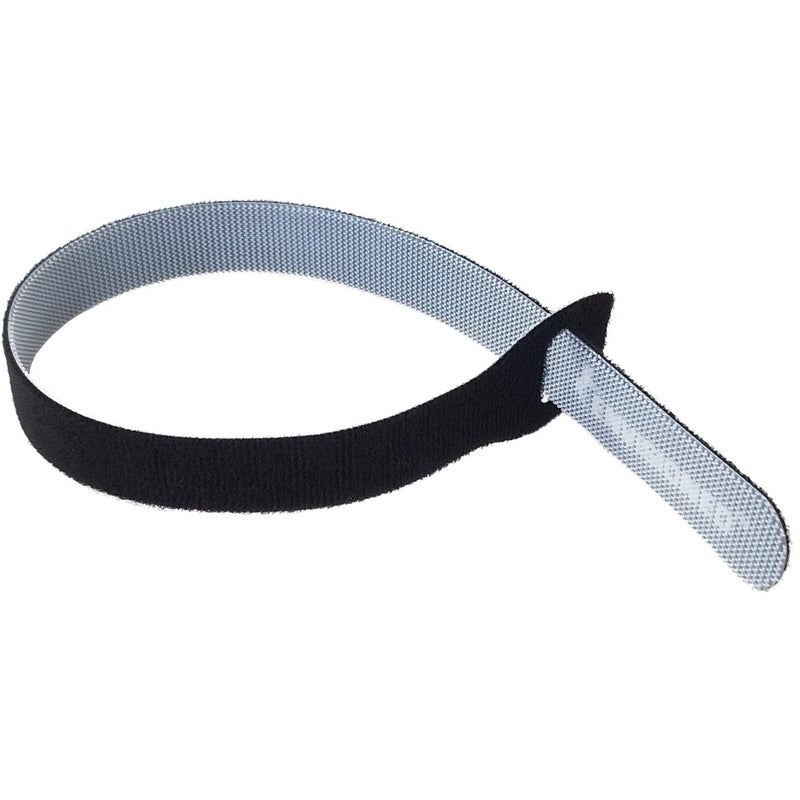 ENVISIONED Reusable Cable Ties Large and Strong Gripping Jumbo Size 3/4" x 16" for Large Bundles of Cables - 10 Pack (Black) - Image 1